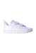 A White Sneakers from Adidas in size 3T for neutral. (Front View)