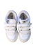 A White Sneakers from Adidas in size 5T for neutral. (Back View)