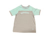 A Pink Short Sleeve T Shirts from Under Armour in size 7Y for girl. (Front View)