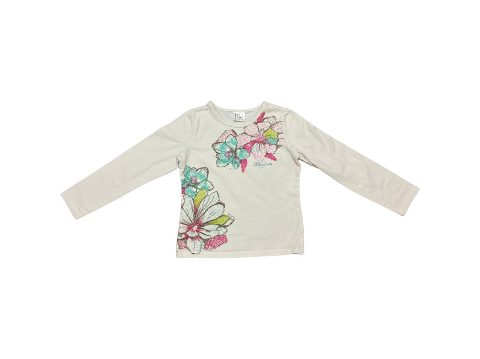 A Multicolour Long Sleeve T Shirts from Kingkow in size 10Y for girl. (Front View)
