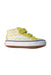 A Yellow Sneakers from Vans in size 4T for neutral. (Front View)