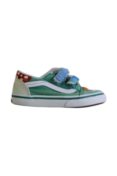 A Multicolour Sneakers from Vans in size 3T for girl. (Front View)