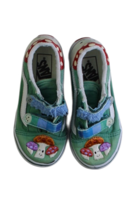 A Multicolour Sneakers from Vans in size 3T for girl. (Back View)