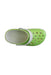A Green Slip Ons from Crocs in size 5T for neutral. (Front View)