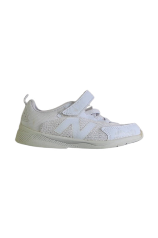 A White Sneakers from New Balance in size 4T for neutral. (Front View)