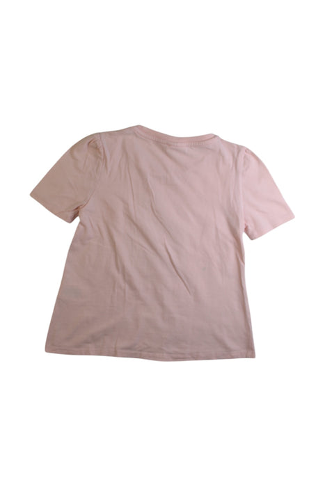 A Pink Short Sleeve T Shirts from Seed in size 6T for girl. (Back View)