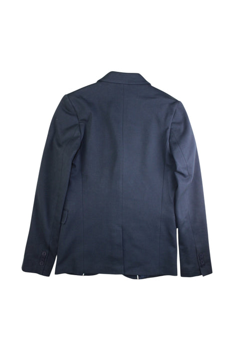 A Navy Blazers from Boss in size 14Y for boy. (Back View)