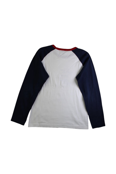 A White Long Sleeve T Shirts from Petit Bateau in size 12Y for boy. (Back View)