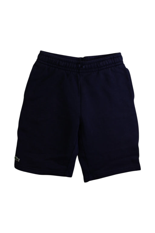 A Navy Shorts from Lacoste in size 10Y for boy. (Front View)