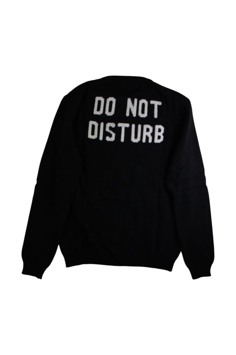 A Black Knit Sweaters from MC2 Saint Barth in size 14Y for boy. (Back View)