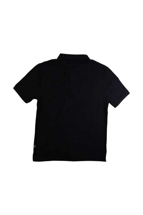 A Black Short Sleeve Polos from Boss in size 14Y for boy. (Back View)