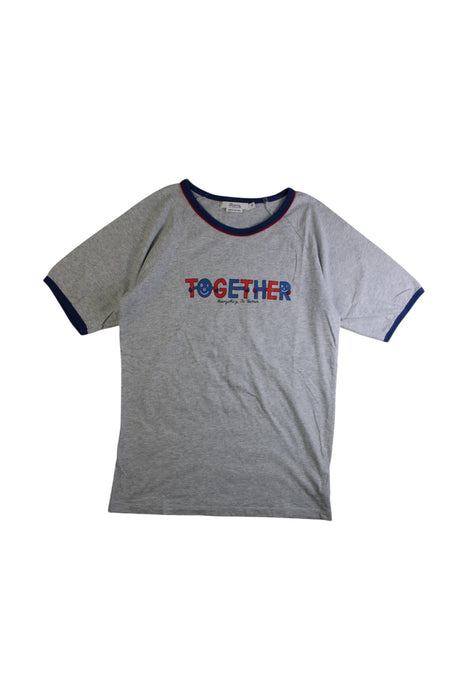 A Grey Short Sleeve T Shirts from Bonpoint in size 14Y for boy. (Front View)