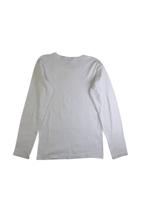 A White Long Sleeve Shirts from Petit Bateau in size 12Y for neutral. (Back View)