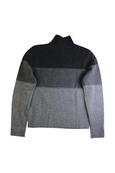 A Grey Knit Sweaters from Bonpoint in size 12Y for boy. (Back View)