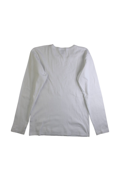 A White Long Sleeve Shirts from Petit Bateau in size 12Y for neutral. (Back View)