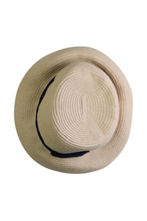 A Beige Sun Hats from Jacadi in size 4T for girl. (Front View)