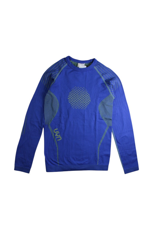 A Blue Base Layers from UYN in size 8Y for boy. (Front View)