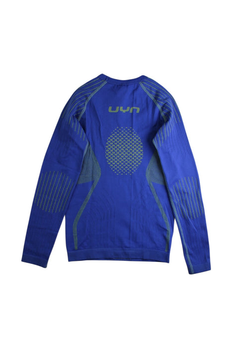 A Blue Base Layers from UYN in size 8Y for boy. (Back View)