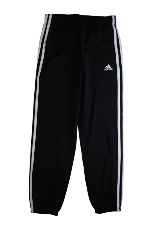 A Black Sweatpants from Adidas in size 10Y for boy. (Front View)