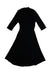 A Black Long Sleeve Dresses from Seed in size 10Y for girl. (Back View)