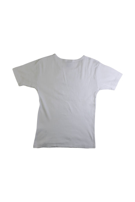 A White Short Sleeve T Shirts from Petit Bateau in size 10Y for neutral. (Back View)
