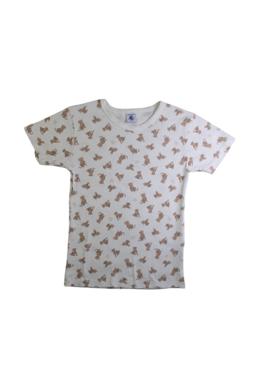 A White Separates from Petit Bateau in size 10Y for neutral. (Front View)