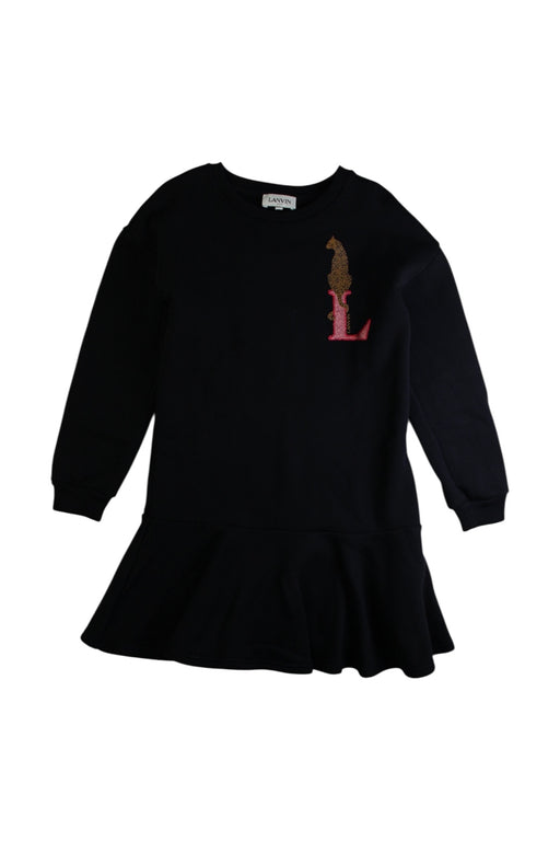 A Black Long Sleeve Dresses from Lanvin Petite in size 8Y for girl. (Front View)