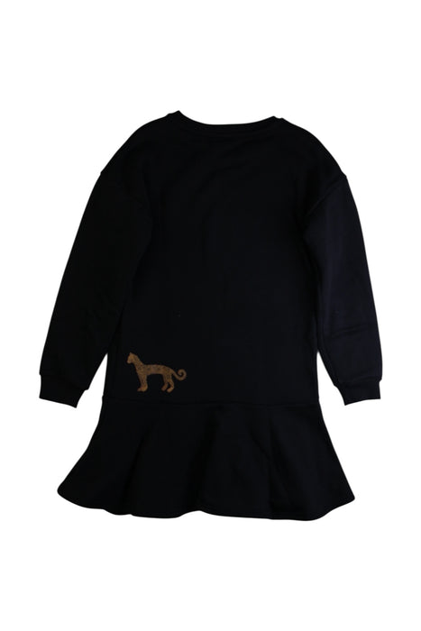 A Black Long Sleeve Dresses from Lanvin Petite in size 8Y for girl. (Back View)