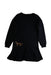 A Black Long Sleeve Dresses from Lanvin Petite in size 8Y for girl. (Back View)