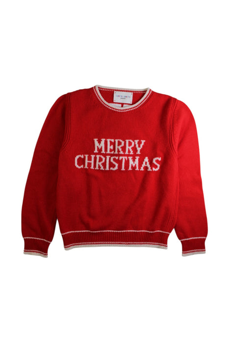 A Red Knit Sweaters from Alberta Ferretti in size 10Y for girl. (Front View)