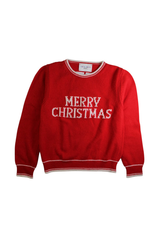 A Red Knit Sweaters from Alberta Ferretti in size 10Y for girl. (Front View)