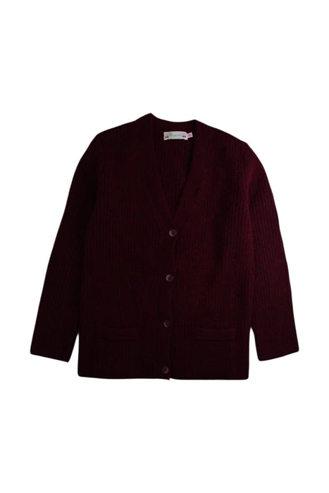 A Burgundy Cardigans from Bonpoint in size 10Y for girl. (Front View)