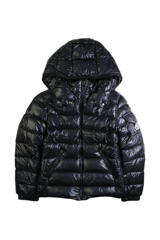 A Black Puffer/Quilted Coats & Outerwear from Moncler in size 10Y for girl. (Front View)