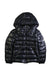 A Black Puffer/Quilted Coats & Outerwear from Moncler in size 10Y for girl. (Front View)