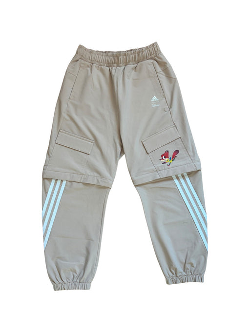 A Beige Casual Pants from Adidas in size 9Y for neutral. (Front View)