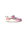 A Pink Sneakers from Vans in size 6T for girl. (Back View)