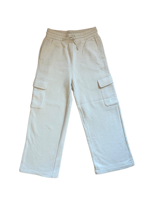 A White Sweatpants from Air Jordan in size 12Y for neutral. (Front View)