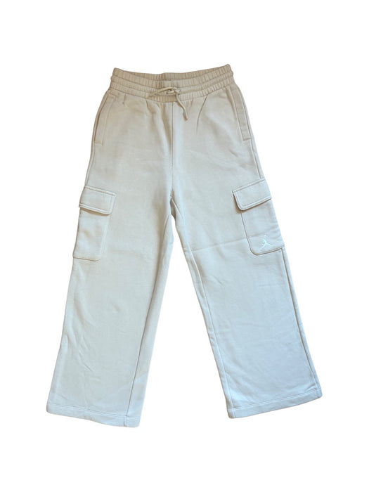 A White Sweatpants from Air Jordan in size 12Y for neutral. (Front View)