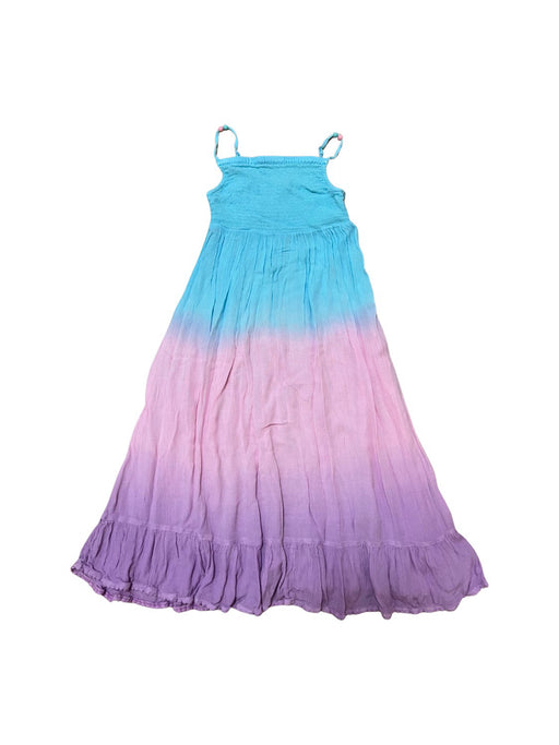 A Blue Sleeveless Dresses from Monsoon in size 6T for girl. (Front View)
