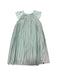 A Green Short Sleeve Dresses from Deux par Deux in size 10Y for girl. (Front View)