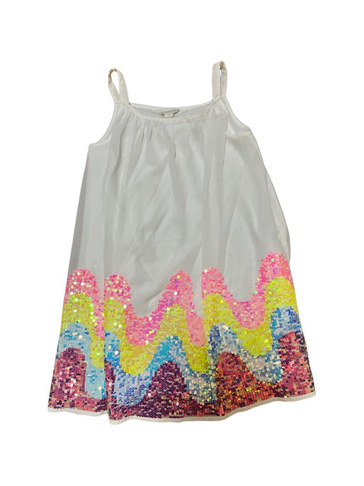 A White Sleeveless Dresses from Monsoon in size 9Y for girl. (Front View)