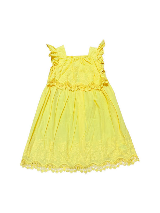 A Yellow Sleeveless Dresses from Mayoral in size 9Y for girl. (Front View)