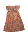 A Peach Short Sleeve Dresses from Tinycottons in size 6T for girl. (Back View)