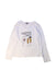 A White Long Sleeve T Shirts from Emile et Ida in size 4T for girl. (Front View)
