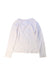 A White Long Sleeve T Shirts from Emile et Ida in size 4T for girl. (Back View)