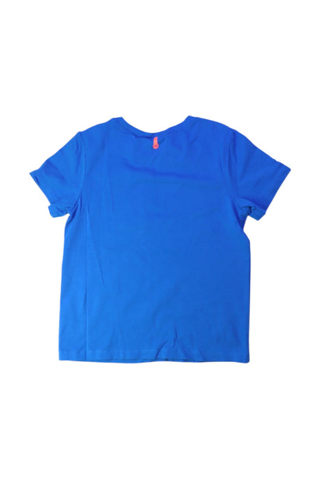 A Blue Short Sleeve T Shirts from Momonittu in size 8Y for girl. (Back View)