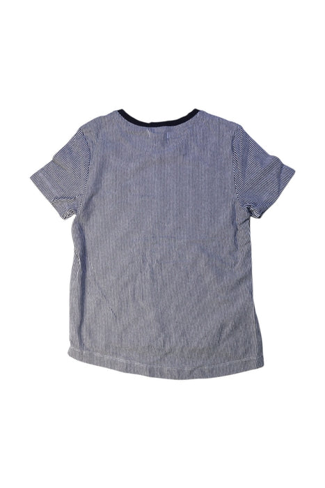 A White Short Sleeve T Shirts from Momonittu in size 8Y for girl. (Back View)