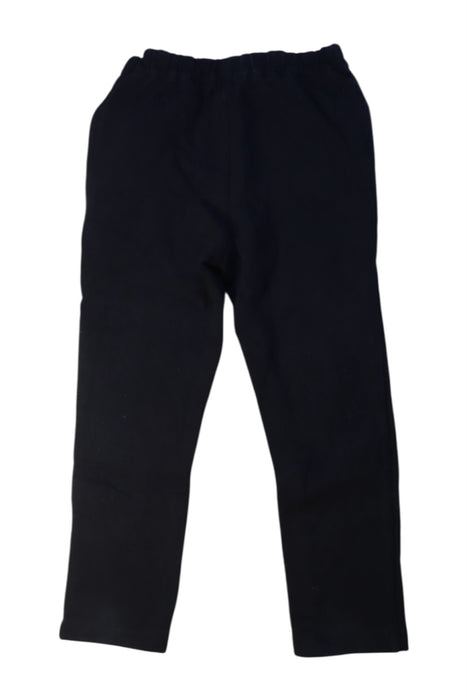 A Black Casual Pants from Momonittu in size 8Y for boy. (Back View)