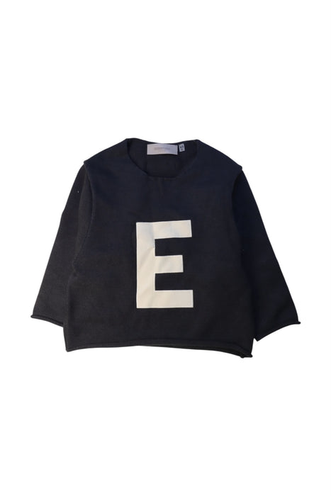 A Black Crewneck Sweatshirts from Fear of God Essentials in size 4T for neutral. (Front View)