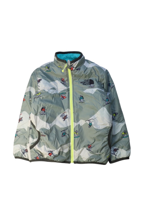 A Multicolour Puffer/Quilted Jackets from The North Face in size 4T for boy. (Front View)